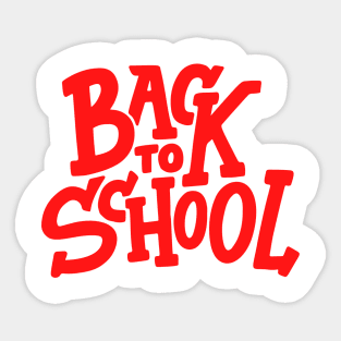 Back to School Sticker